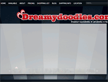 Tablet Screenshot of dreamydoodles.com
